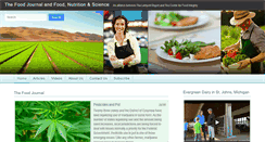 Desktop Screenshot of foodnutritionscience.com
