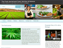 Tablet Screenshot of foodnutritionscience.com